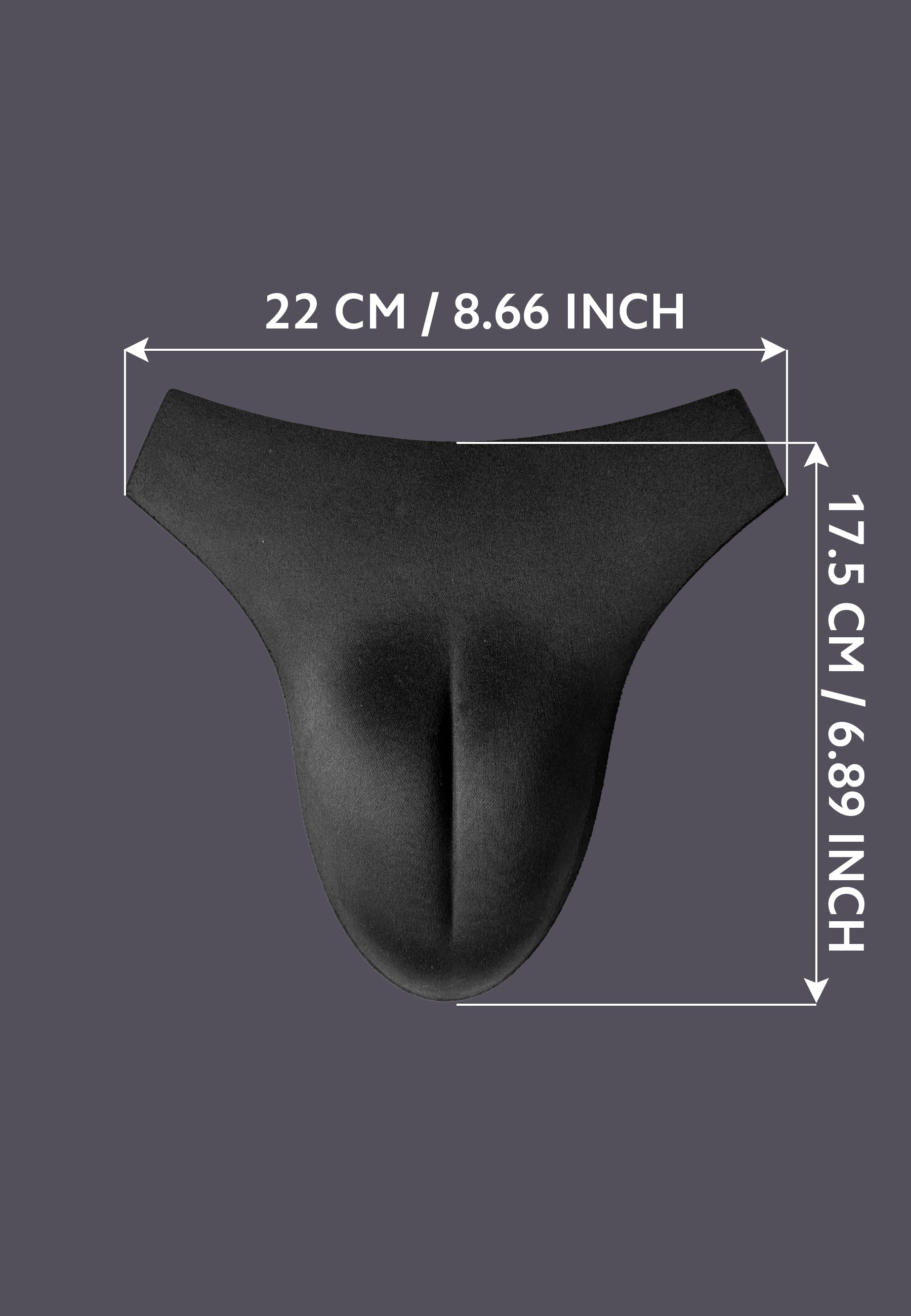 Foam Vulva Padding black - Image 3